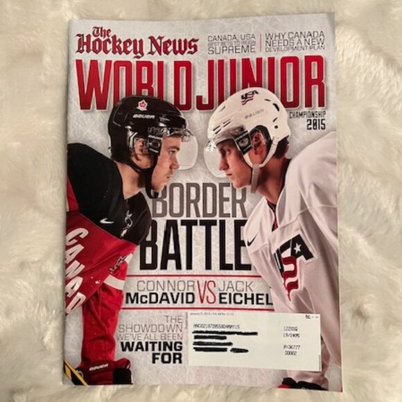 The Hockey News January 5 2015 Vol 68 No 12-13 World Junior 2015 McDavid Eichel - Picture 1 of 5